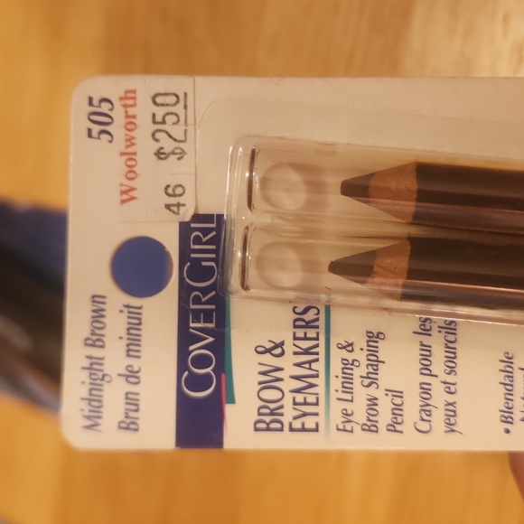 Cover girl Brow & Eyemakers pencils in Midnight Brown 505 new in pkg - Picture 2 of 7